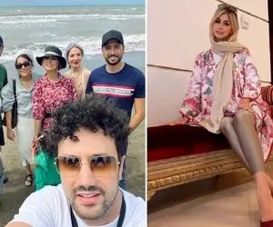 سلفیِ حریم شخصی "شاهرخ استخری" که زنش و آبجیش باکت پوشیدن؛ رسما اینستارو سابیدین!