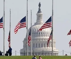  نیمه افراشته شدن پرچم آمریکا برای چیست؟