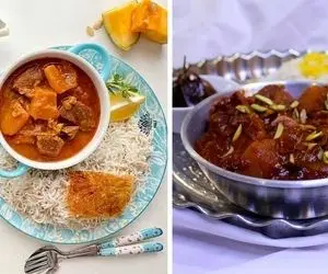 طرز تهیه خورش کدو حلوایی با گوشت / غذای پاییزی جذاب مخصوص خاص پسندا