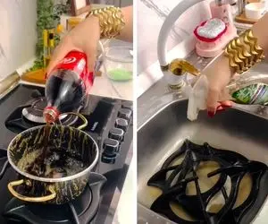 ایده تمیز کردن جرم؛ شوینده سر تا پا ضرره با این محلول خونگی قابله و سینک رو برق بنداز