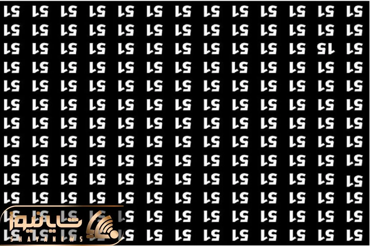 بازی فکری؛ عدد 15 وارونه رو بین اینهمه 51 وارونه پیدا کنی نوبل رو بردی بی چون و چرا