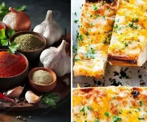طرز تهیه نان سیر و پاپریکا / یه پیش غذای عالی با عطر و طعم فوق العاده