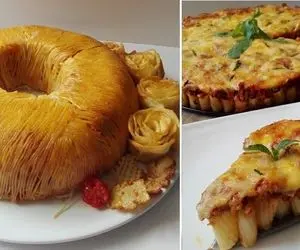 طرز تهیه کیک ماکارونی با پاستا فرمی و رشته ای / جذابترین روش برای طبخ ماکارونی
