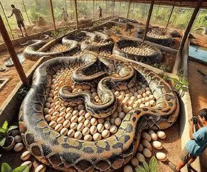 فرآوری مار؛ ترکیب پوست پیتون با بازیافت زباله درآمد هزاردلاری برای کشاورزان