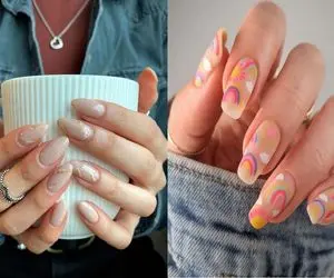 کیوت ترین طرح های ناخن کره ای جدید واسه عید 1404/ امسال عید دستاتو عروسکی کن