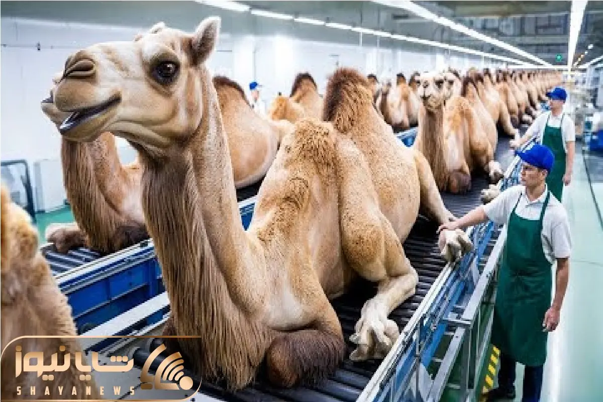 فرآوری شتر؛ شتر که از کار افتاده شد گردن میزنن برا استحصال گوشت