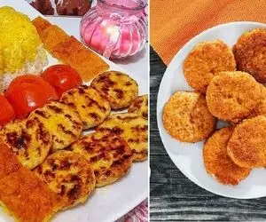 طرز تهیه کتلت مرغ و کته / یه طعم تازه و عالی رو امتحان کن
