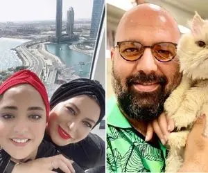 وقتی "نرگس محمدی" بعد ستایش عکسای هزار رنگ میذاره اونور آب؛ خانوم چه ترامپولینی رفت!