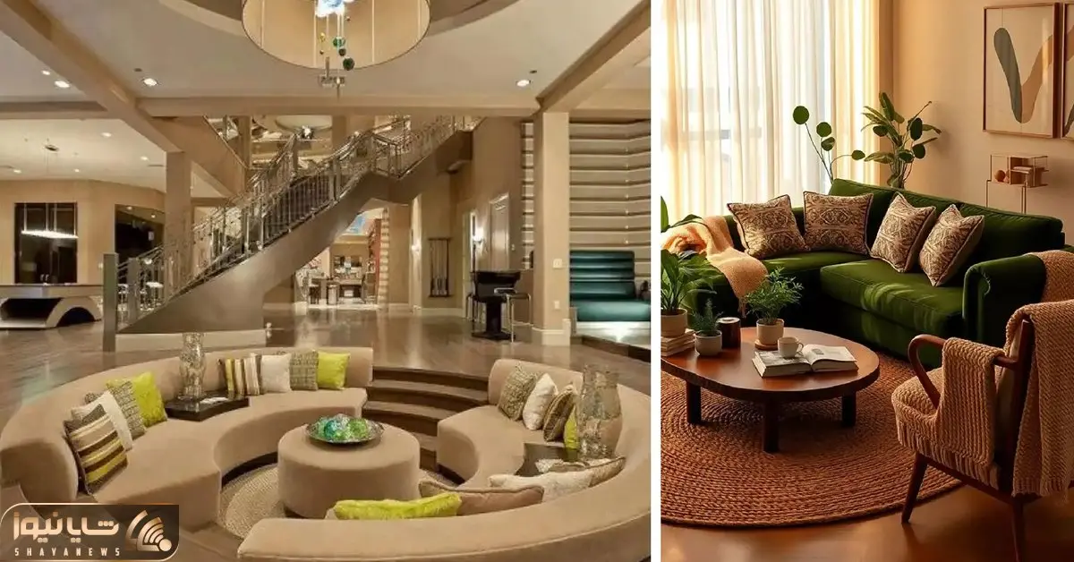 مبلمان مناسب برای طراحی داخلی خانه 135 متری؛ مبل چند نفره باشه بهتره؟/جنس و چیدمان