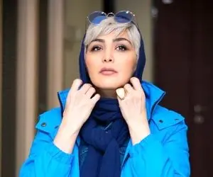ژست مریم معصومی در اتاق گریم + عکس