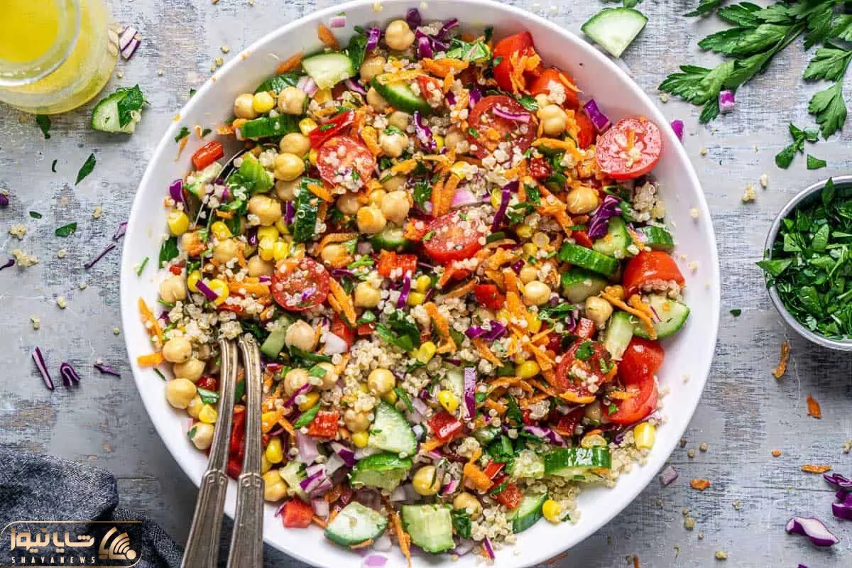 Roasted Potato Quinoa Salad