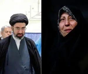 دیدار دختر هاشمی رفسنجانی با فرزند رهبر انقلاب