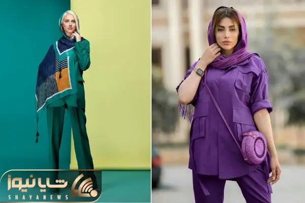 رنگ های بهاری مانتو