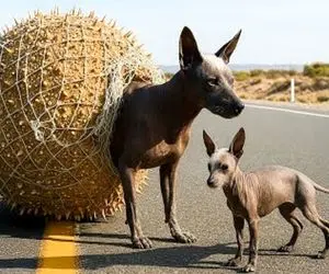 حیات وحش مصنوعی؛ مجاهدت زن جوان برای نجات سگ گرفتار نفرین کاکتوس غول آسا