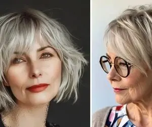 مدل موهای جوان کننده و مد مناسب خانوم های بالای 60 سال / آخه شما ببین چقدر خوشگل میشی