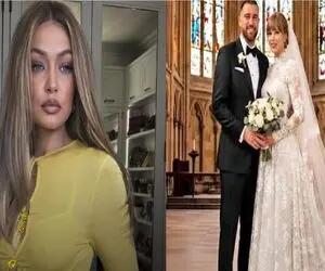 درخشش جیجی حدید در شام پیش از عروسی تیلور سوئیفت با جبروت الماس های برند حسن‌زاده