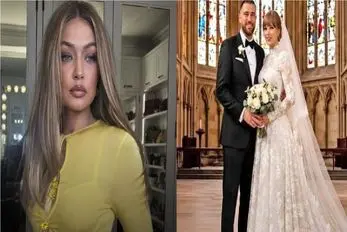 درخشش جیجی حدید در شام پیش از عروسی تیلور سوئیفت با جبروت الماس های برند حسن‌زاده