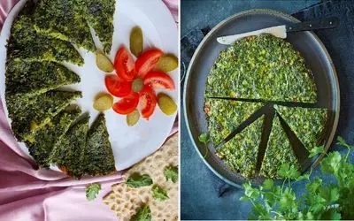 بهترین دستور برای تهیه کوکو سبزی + فوت کوزه گری برای نصف کردن میزان تخم مرغ