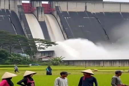 معماری طبیعت؛ دیوار سد ترک برداشت و همه چیزو به فنا داد