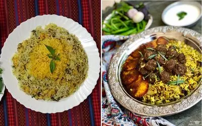 طرز تهیه ریحان پلو با گوشت چرخ کرده / یه قاطی پلوی همه چی تموم که مزه بهشت میده