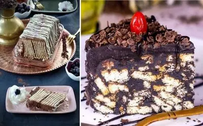 طرز تهیه کیک یخچالی / عصرهای گرم رو با این دسر خوشمزه و خنک جشن بگیر