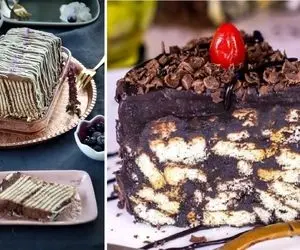 طرز تهیه کیک یخچالی / عصرهای گرم رو با این دسر خوشمزه و خنک جشن بگیر