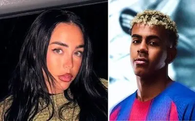 یامال برای معشوقه اش از وسط زمین بوسه فرستاد