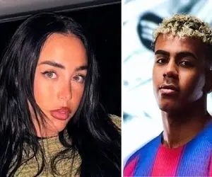 یامال برای معشوقه اش از وسط زمین بوسه فرستاد