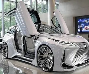 ماشین لوکس؛ بزرگترین رولزرویس هیولایی با چرخ آجدار از چرم کومودو و آهن قلیایی ساختن