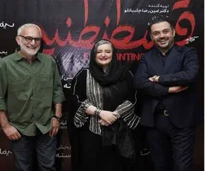 سکانس خندان/ بنفشه خواه با شکلک ادای نعیمه رو بهتر از خودش در آورد/بالا و پایین میپره