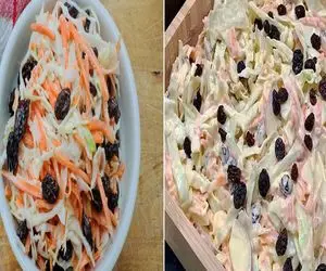 چطوری سالاد کلم درست کنیم که همه بپسندن؟/ سالادی راحت و خوشمزه با چند تا مواد ساده