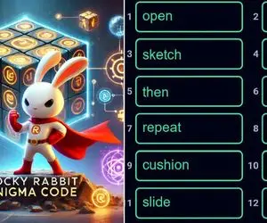 کد انیگما راکی رابیت (ROCKY RABBIT) امروز شنبه 31 شهریور + آموزش وارد کردن