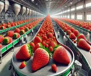 کشاورزی نوین؛ با فناوری به روز توت فرنگی هیدروپونیک صورتی و با طعم قند پرورش دادن