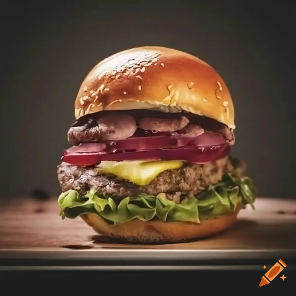 craiyon_113415_lamb_burger