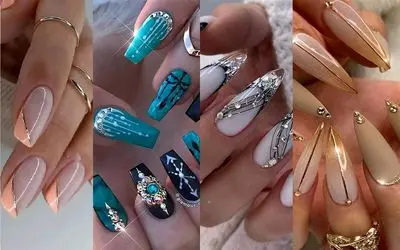 مدل های طراحی ناخن 2025؛ طرح های جذاب برا اونا که میخوان لاکشون شیک بودنشونو داد بزنه