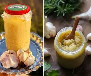 طرز تهیه حریره سیر با بهترین روش / ساده و سریع پوره سیر با ماندگاری بالا درست کنید
