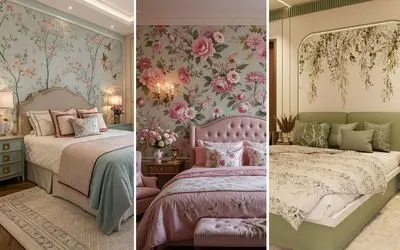 امسال چه طرح کاغذ دیواری واسه اتاق مده / ترکیب رنگ مناسب با مبل و مدل های قابل شستشو 