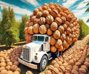 کشاورزی نوین؛ با هوش مصنوعی و ابزار به روز گردو پرورش میدن اندازه توپ فوتبال