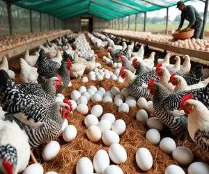 فرآوری مرغ؛  پرورش مرغ برای تجارت پرسود تخم مرغ در یک مزرعه ارگانیک 