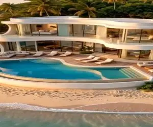 معماری خلاقانه؛ صاحب این ویلای ساحلی نظر کرده ی خداس