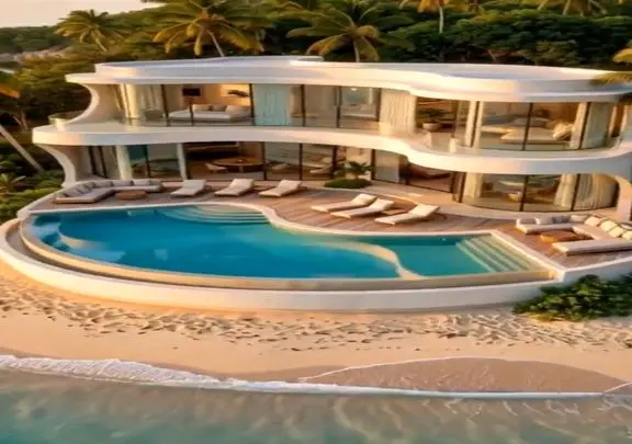 معماری خلاقانه؛ صاحب این ویلای ساحلی نظر کرده ی خداس