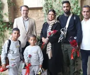 (عکس) واکنش جالب همسر لوکادیا در فضای مجازی؛ باهم مهربان باشیم!