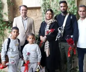 (عکس) واکنش جالب همسر لوکادیا در فضای مجازی؛ باهم مهربان باشیم!