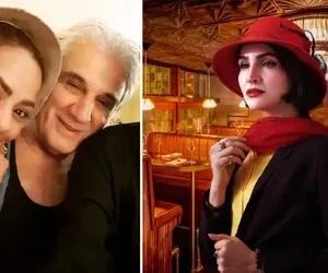 ژست رمانتیک مهدی هاشمی و زَن دومش که حسابی مورد عنایت کاربرا قرار گرفت؛ دیو دلبری شدن!