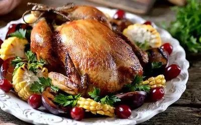 آشپزی حرفه ای؛ طرز تهیه مرغ شکم پر با همه نکاتش / ترفند های گرفتن بوی زهم مرغ