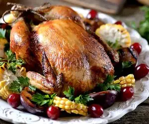 آشپزی حرفه ای؛ طرز تهیه مرغ شکم پر با همه نکاتش / ترفند های گرفتن بوی زهم مرغ