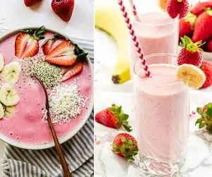 طرز تهیه اسموتی توت فرنگی؛ یه نوشیدنی سالم که تو گرمای خرداد حسابی جیگرتو حال مییاره