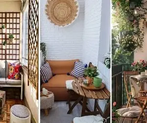 ایده زیباسازی دکور بالکن/ هوا داره رو به گرمی میره شب نشینی تو تراس با این نما میچسبه