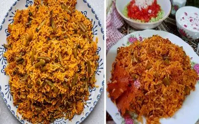 طرز تهیه لوبیا پلو با گوشت چرخ کرده / سریع و راحت خوشمزه ترین ناهار رو بپز