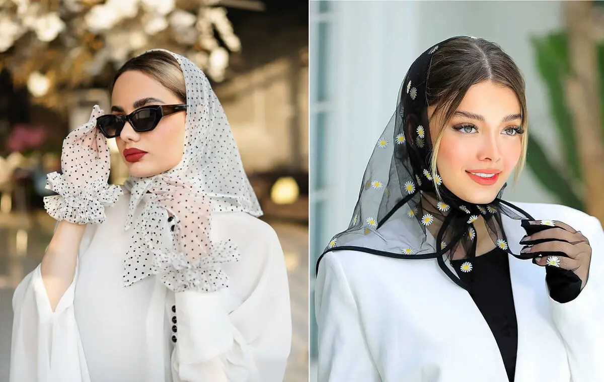 مینی اسکارف و دستکش